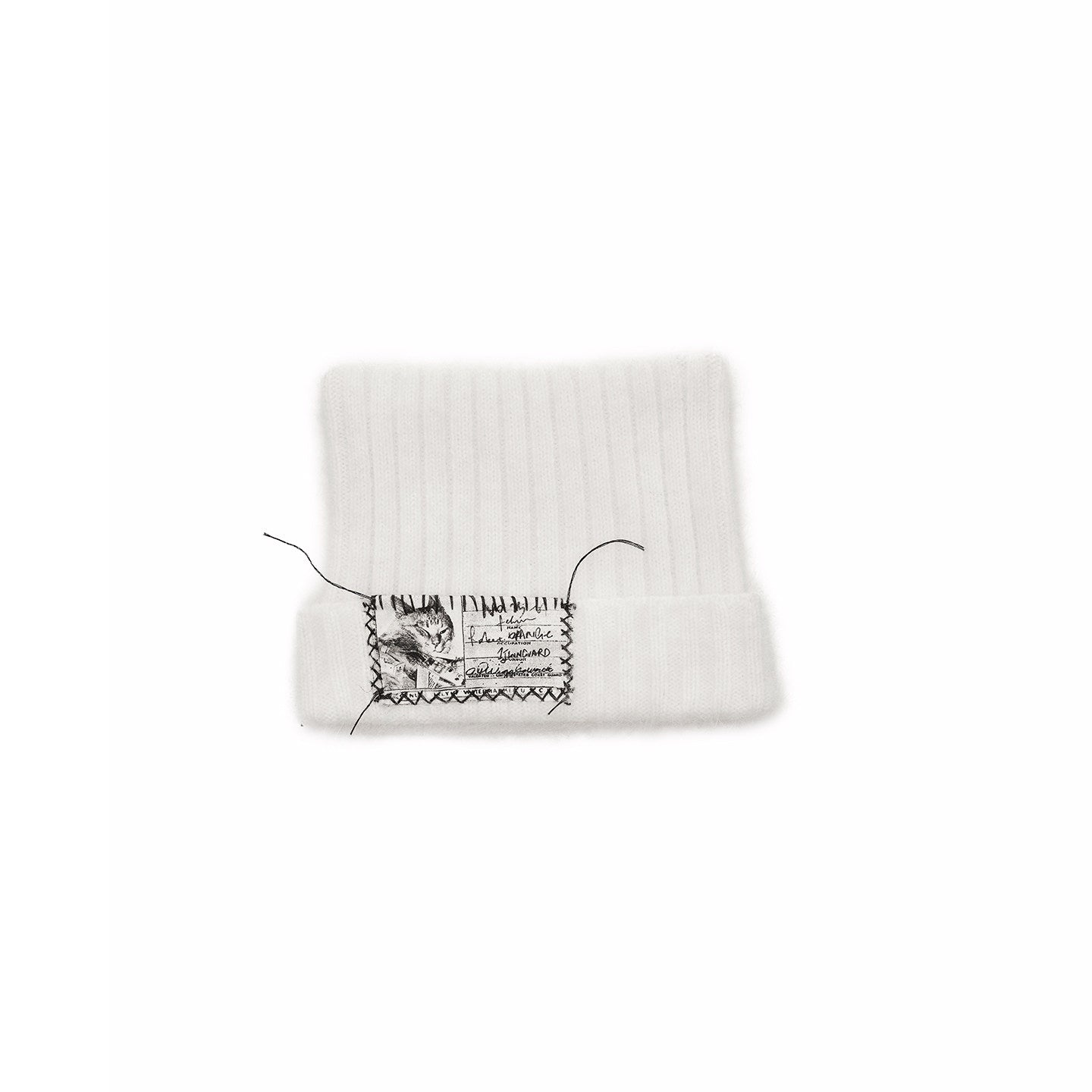Cat Ear Rabbit Fur Knit Beanie