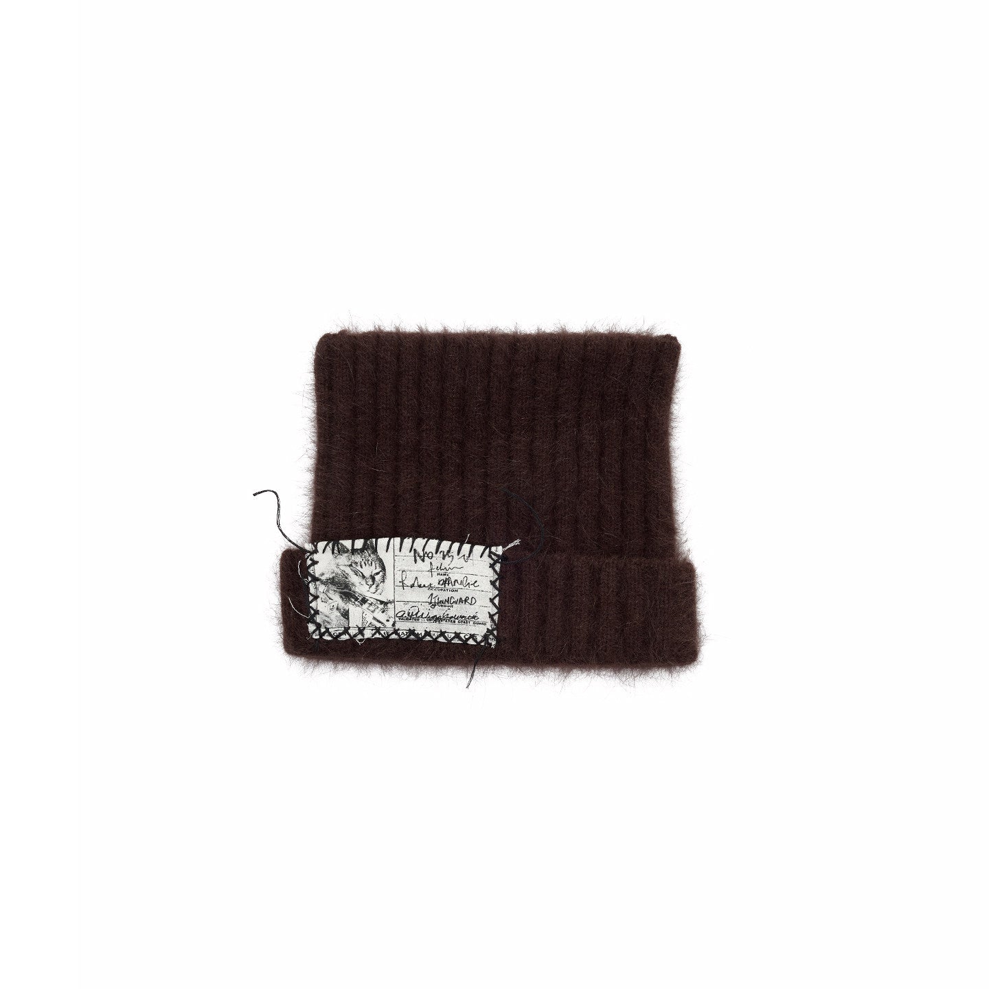 Cat Ear Rabbit Fur Knit Beanie