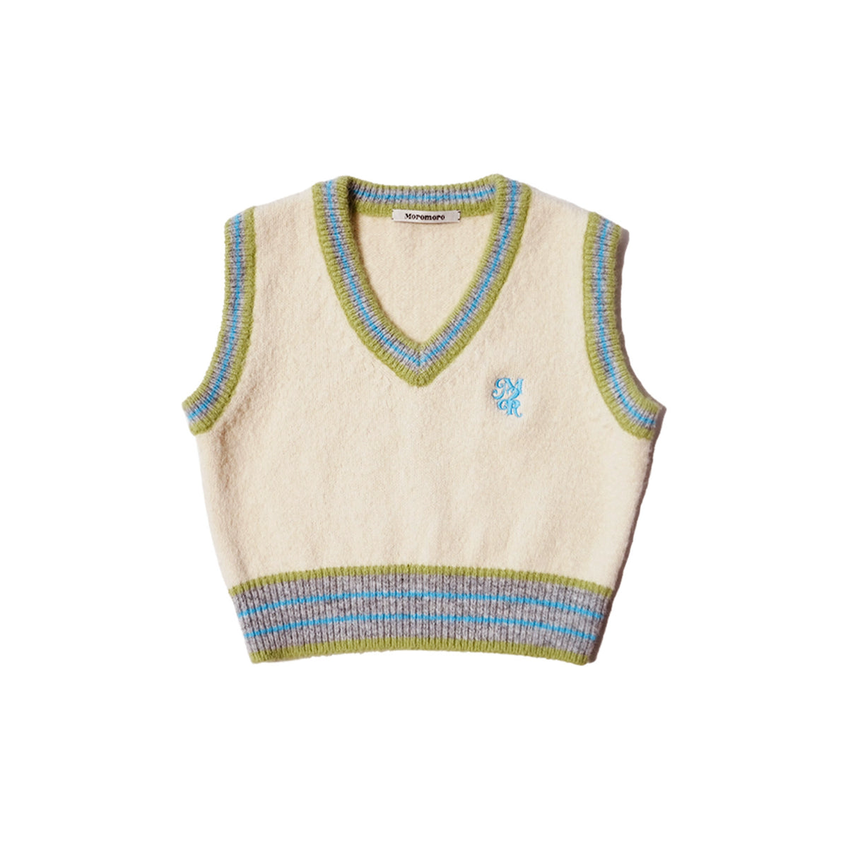 Ribbed V-Neck Knitted Tank Top