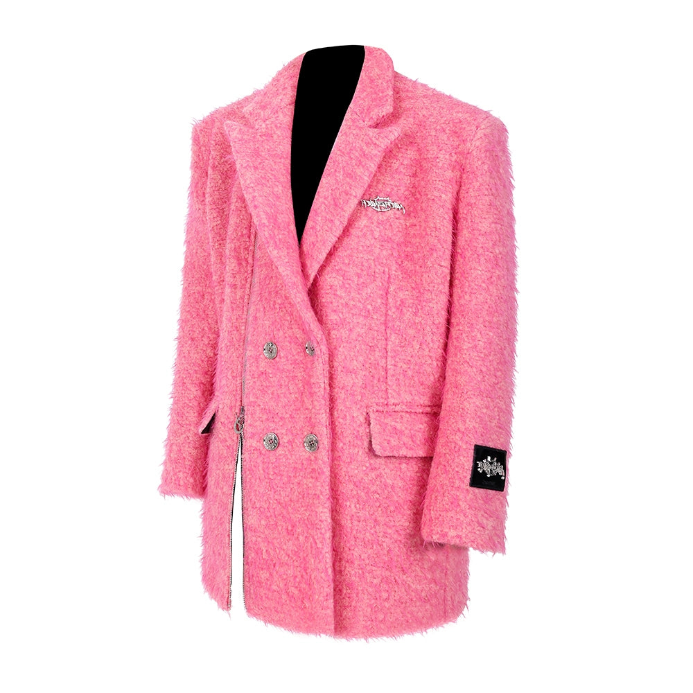 Pink Zipper Suit