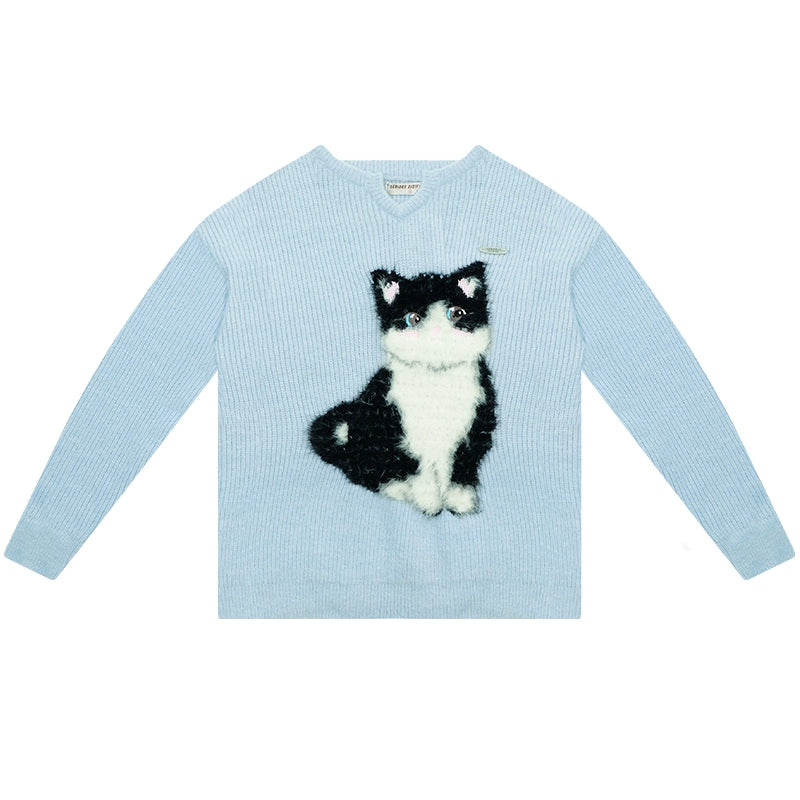 Catwoman Sweater | Cute Lazy Style Slimming Design for Autumn/Winter