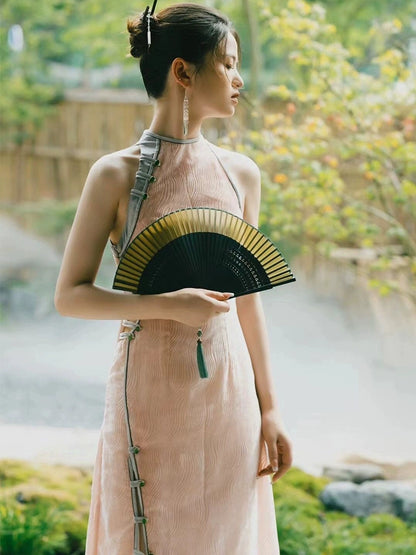 Velvet Cheongsam Dress – Elegant Bridal & Engagement Gown