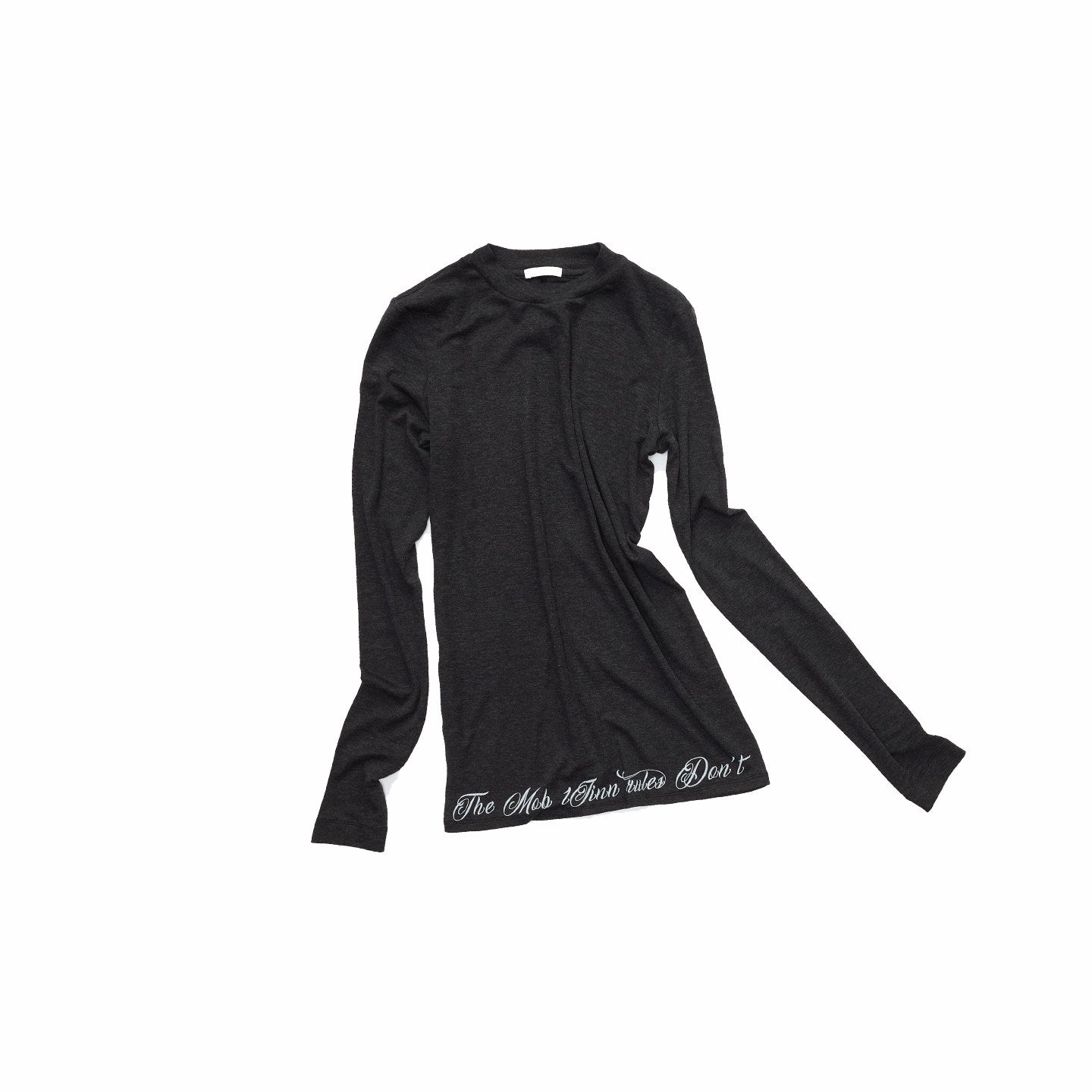Sheer Long Sleeve Graphic Tee