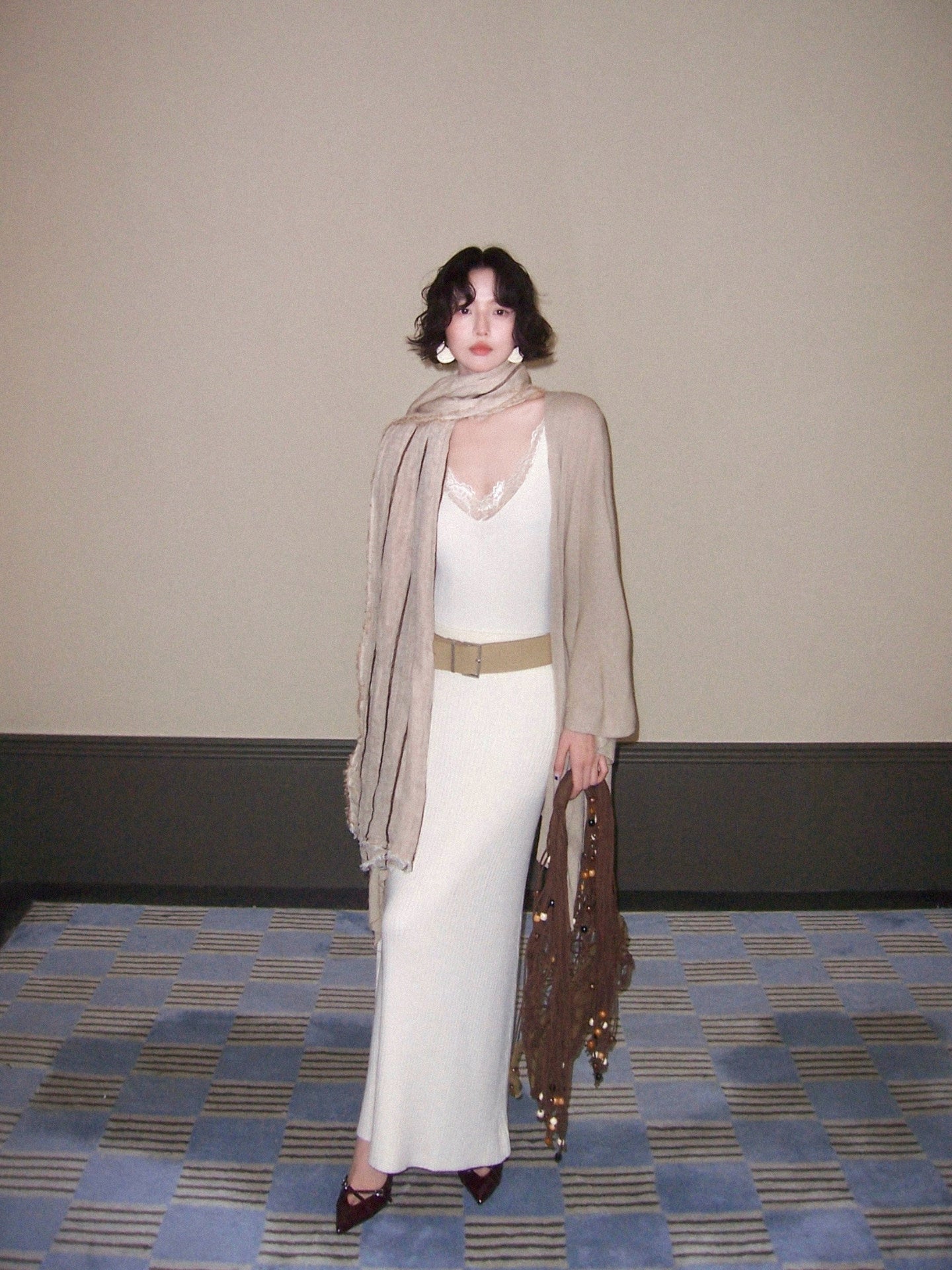 Knitting Language Reversible Knit Cardigan & Shoulder Vest – Hong Kong Retro Style