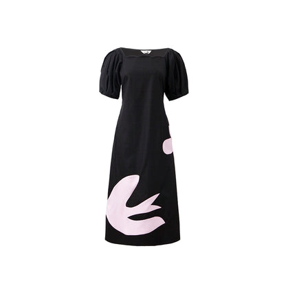 Eared Tulip & Love Bird Dress