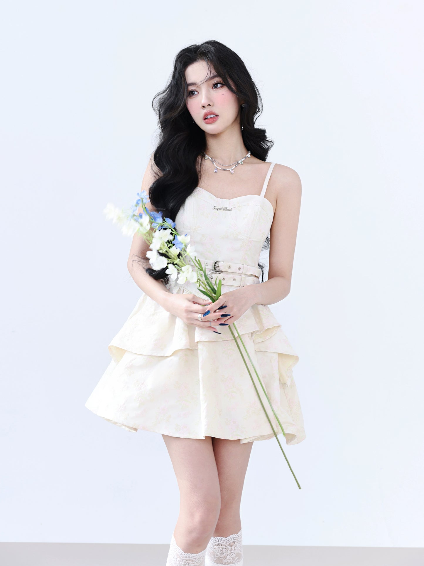 Rebellion White Jasmine Princess Puff Dress