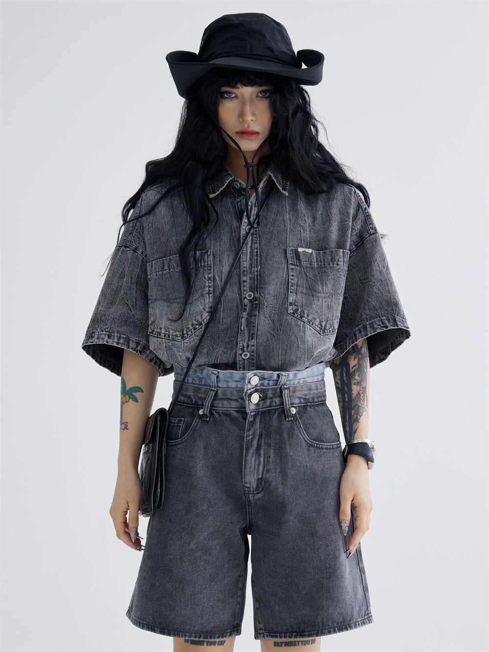 Japanese Casual - Loose Fitting Denim Shirt