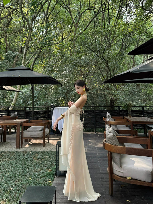 Beaded Pink Acetate Long Skirts – Luxe Autumn Celebrity Daughter Outfits