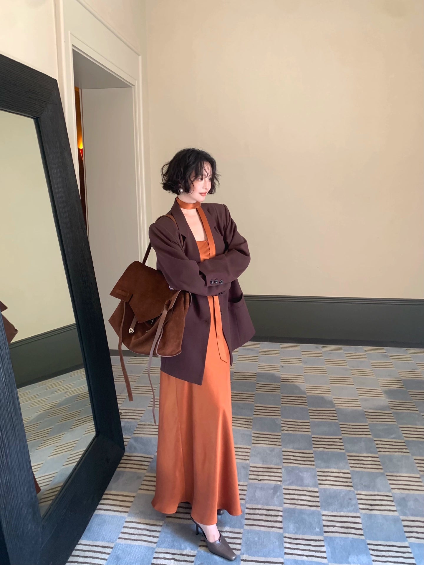 Nishino Twilight Relaxed Suit Jacket – Hong Kong Retro Autumn Chic