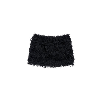 Beaded Halter Camisole & Skirt Set – Feather V-Neck Swing Neck Design