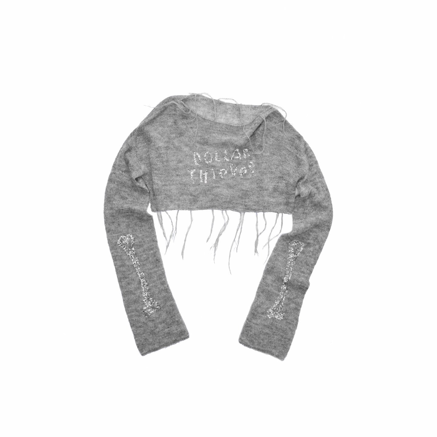 Beaded Sheer Mohair Blouse