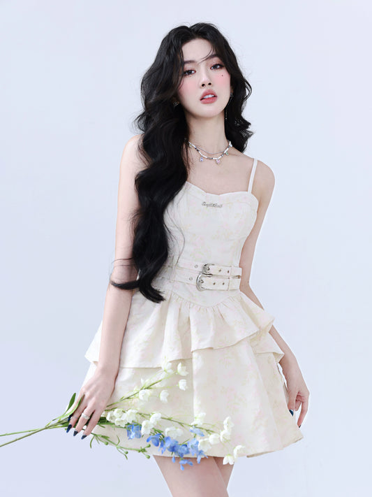 Rebellion White Jasmine Princess Puff Dress