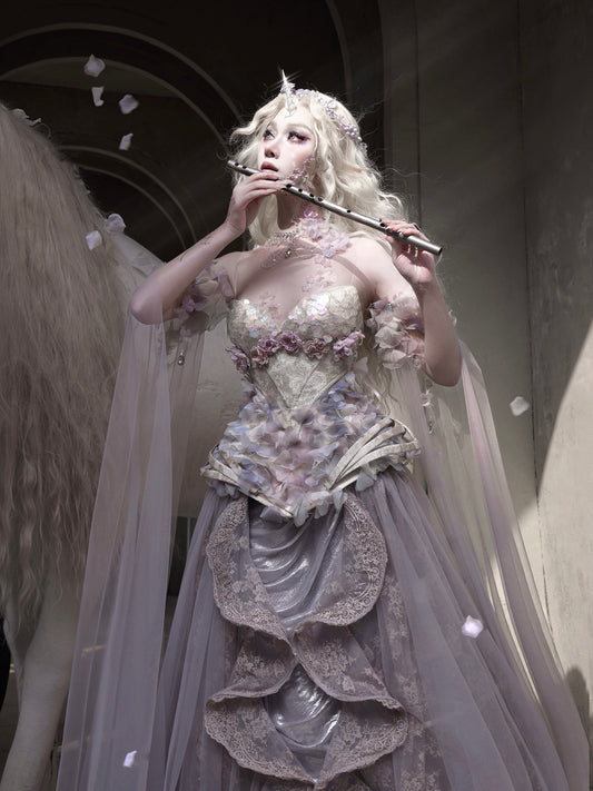 Fairy Corset Bustier Top | Moonlight Fishbone Bra