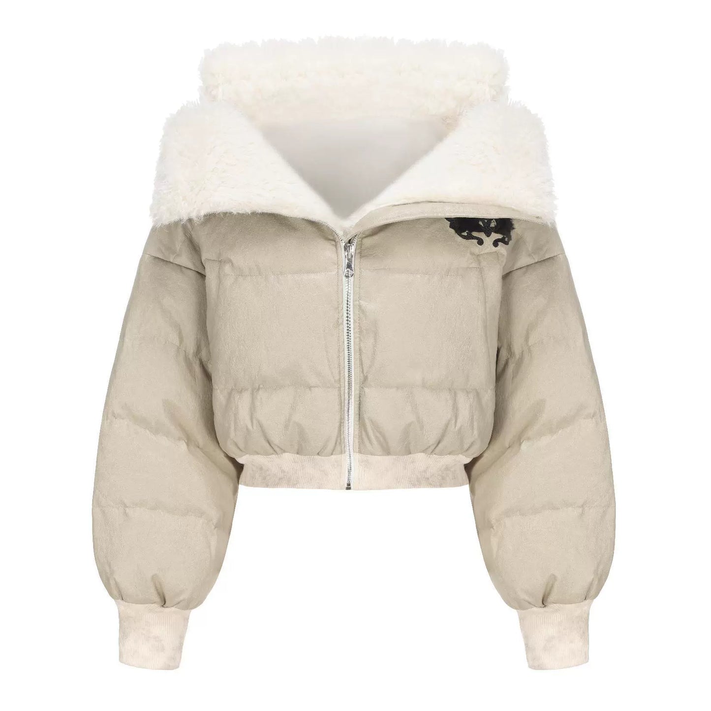 Bread Down Jacket Set - Pull Up Stand Up Collar