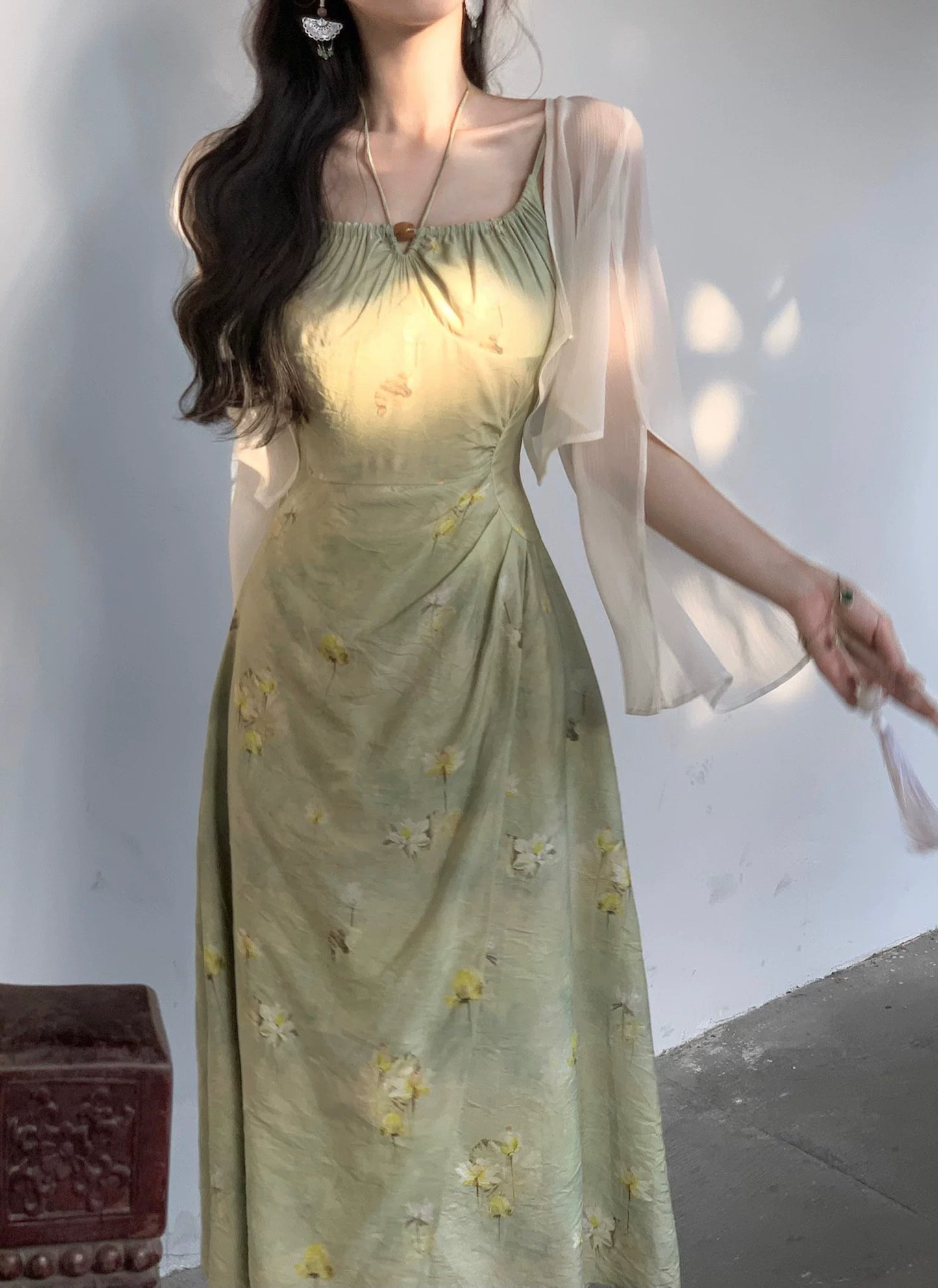 Robe imprimée Showa Xianxia