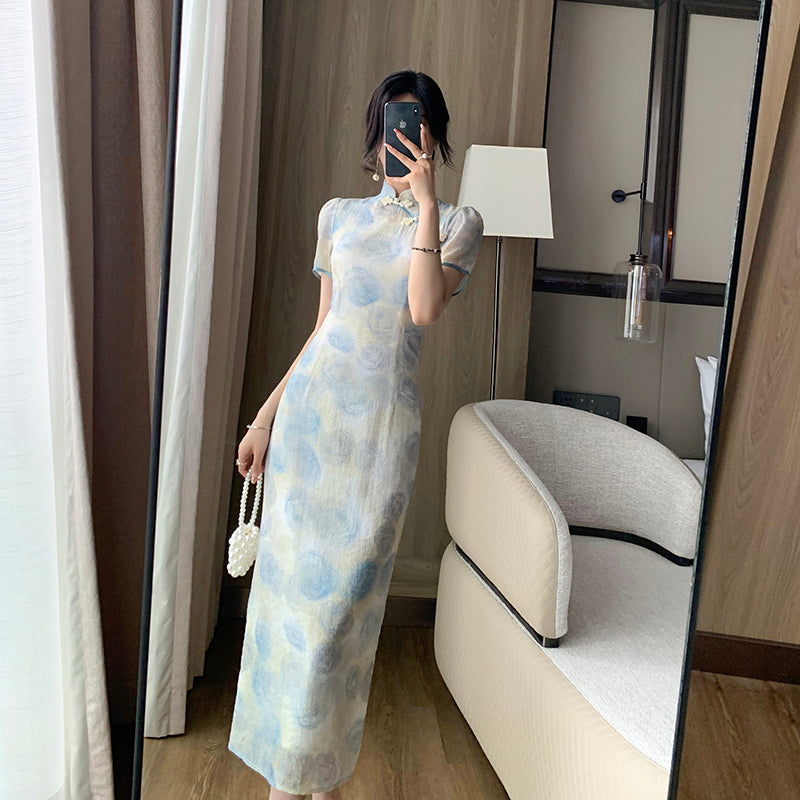 Retro Silk Dress - 23 Summer Chinese