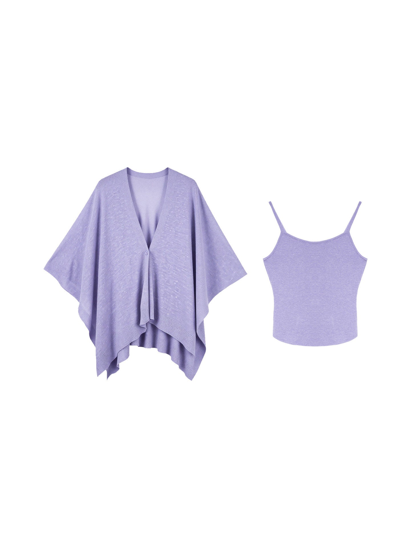 Linen Lyocell Camisole & Smock Two-Piece Set