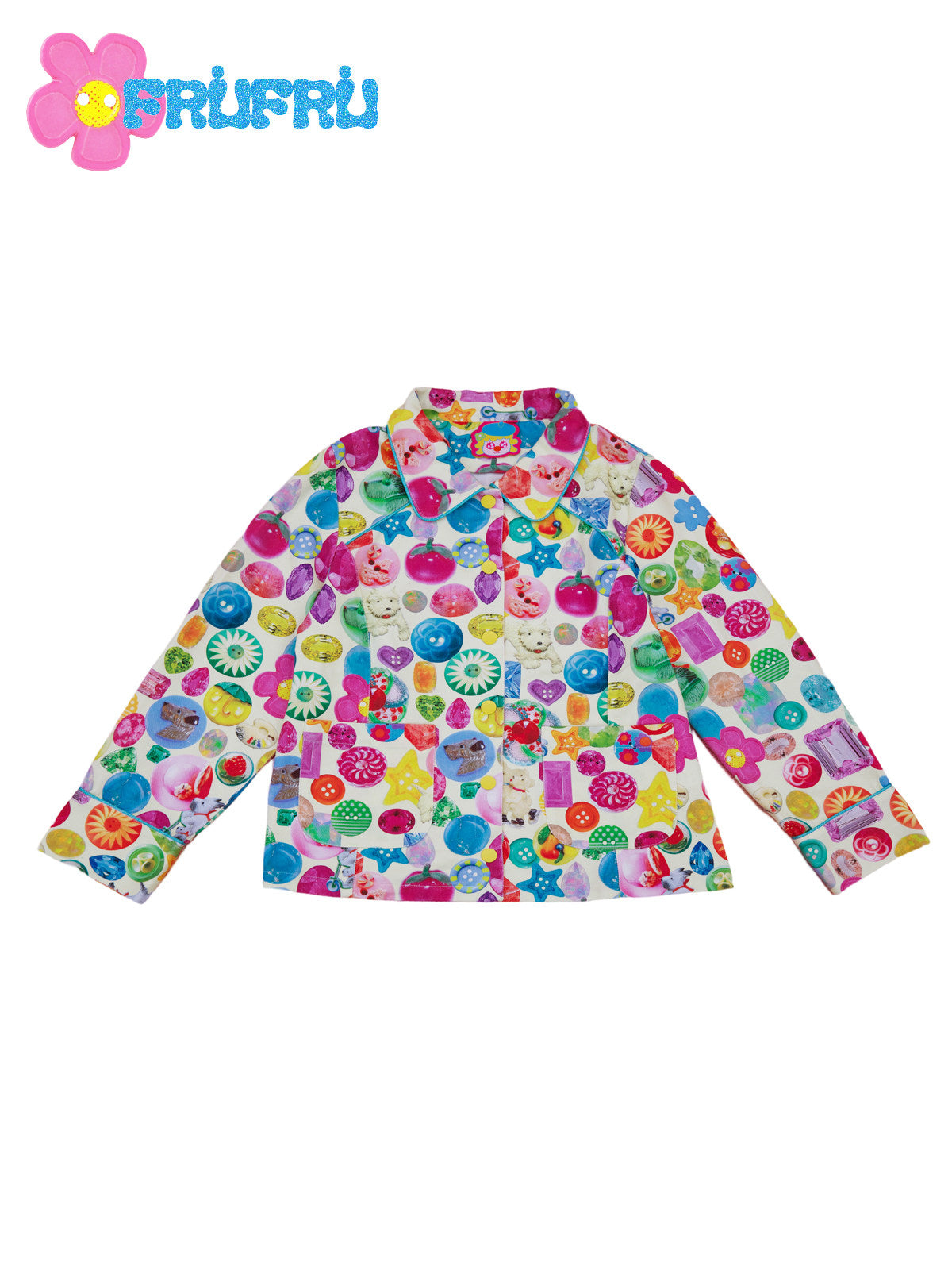 Printed Casual Jacket | Cute Childlike Spring Outerwear