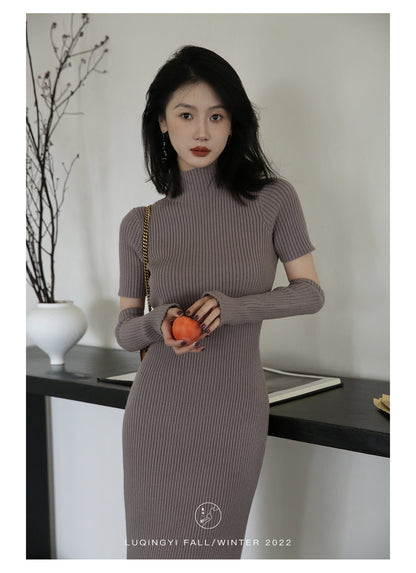 Spring Elegance Knit Dress