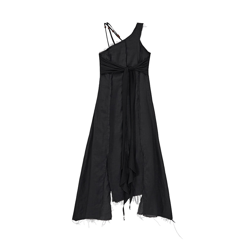 Wilderness Pleats Fringe Dress