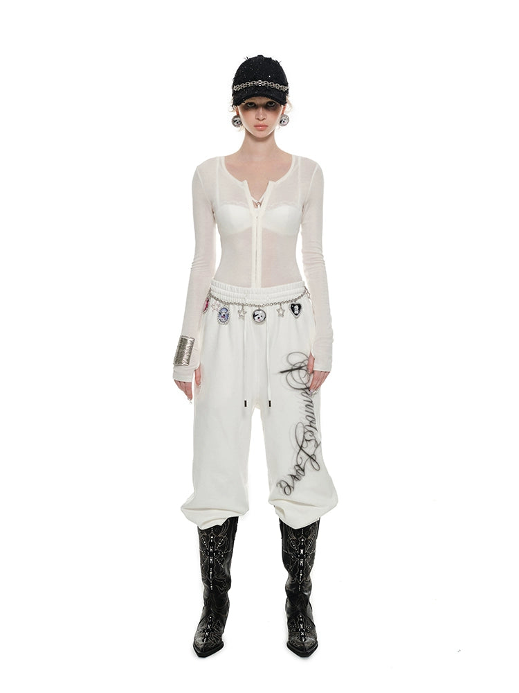 Vertical Hook-Button Long Sleeve Jumpsuit – Skinny Fit Base Layer