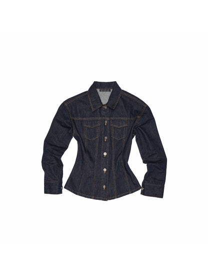 Deconstructed Denim Jacket & Jeans Set