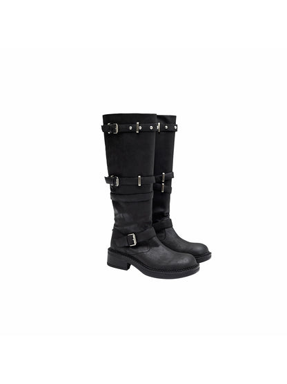 Rivet Knight Combat Boots