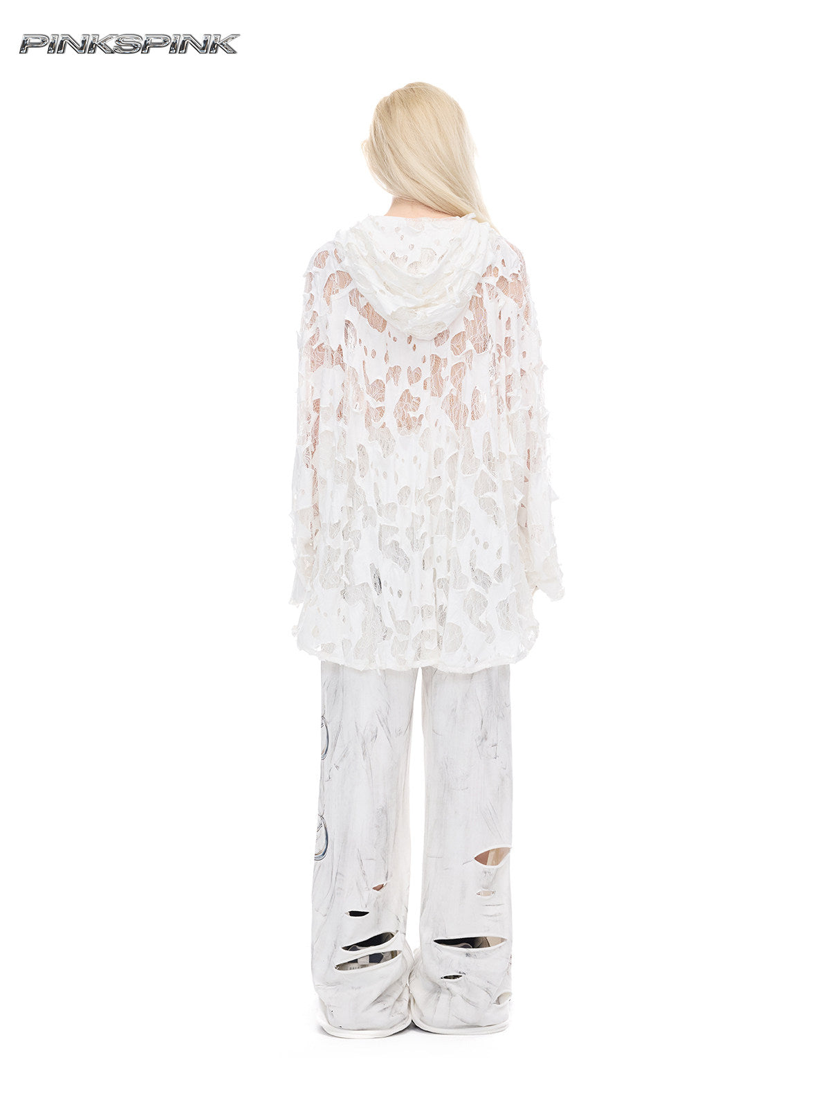 Electric Moon Distressed Coated Flared Sweatpants – Unisex Y2K Rock Fit