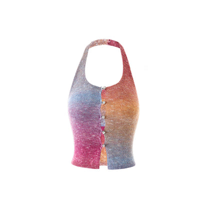 Colorful Holiday Halter Top