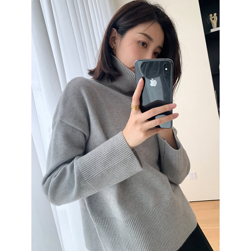 Girl '22 High Neck Sweater