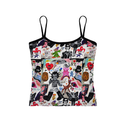 Graphic Print Cami Top