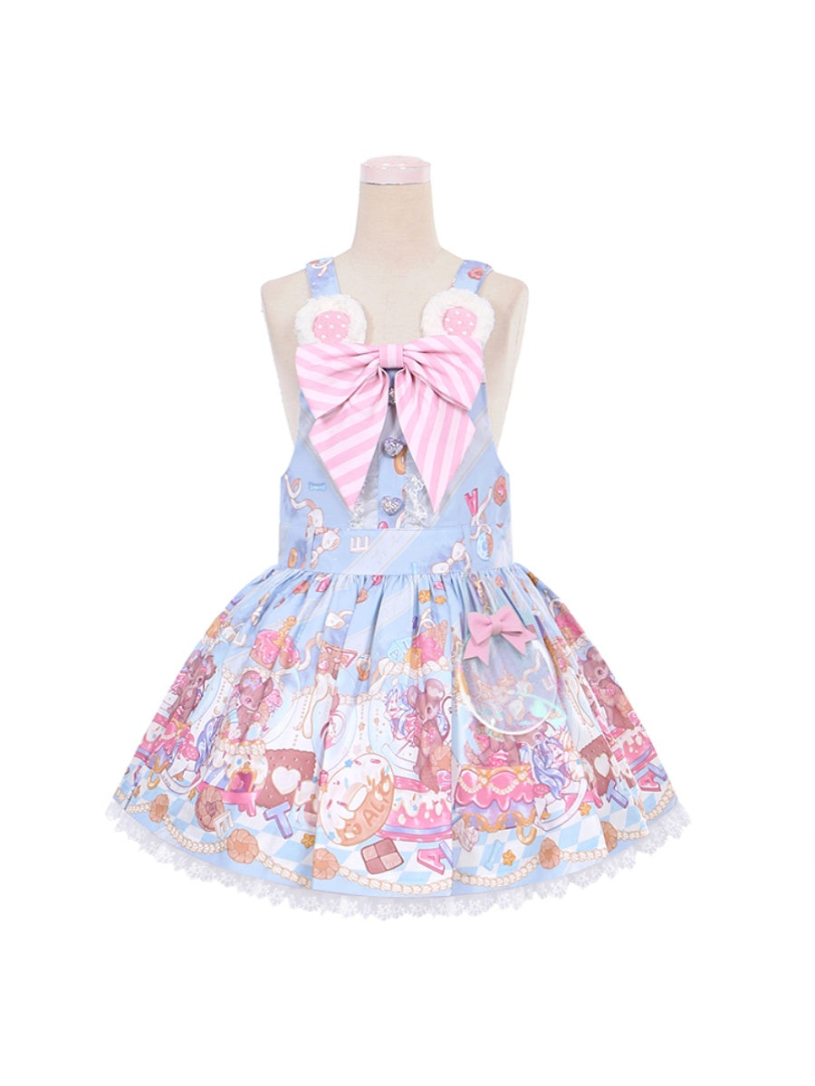 Lolita Bobo Sweet Mouse Low-Waist Strap Dress