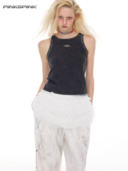 Detachable Layered Lace Punk Ballet Pants – Y2K Multi-Length Fit