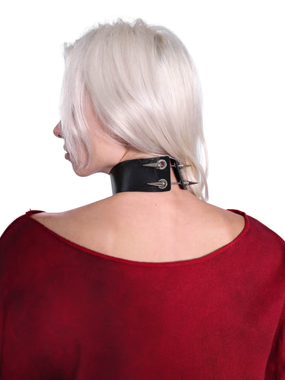 One-Shoulder 3D Embroidery Distressed Punk Y2K Sweatshirt