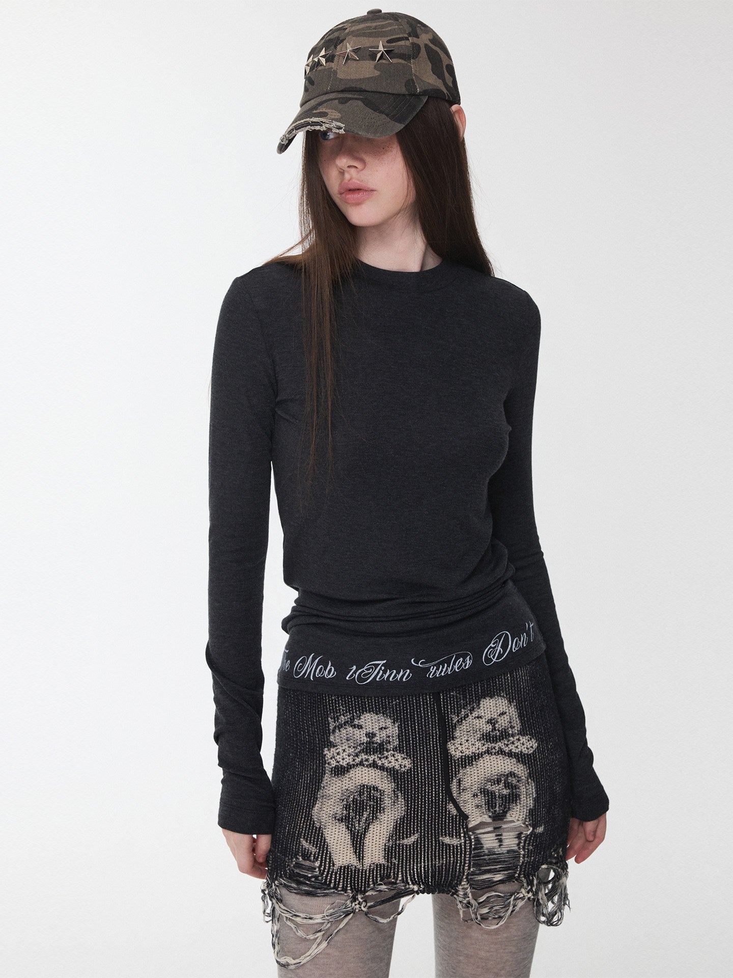 Distressed Pentagram Baseball Cap