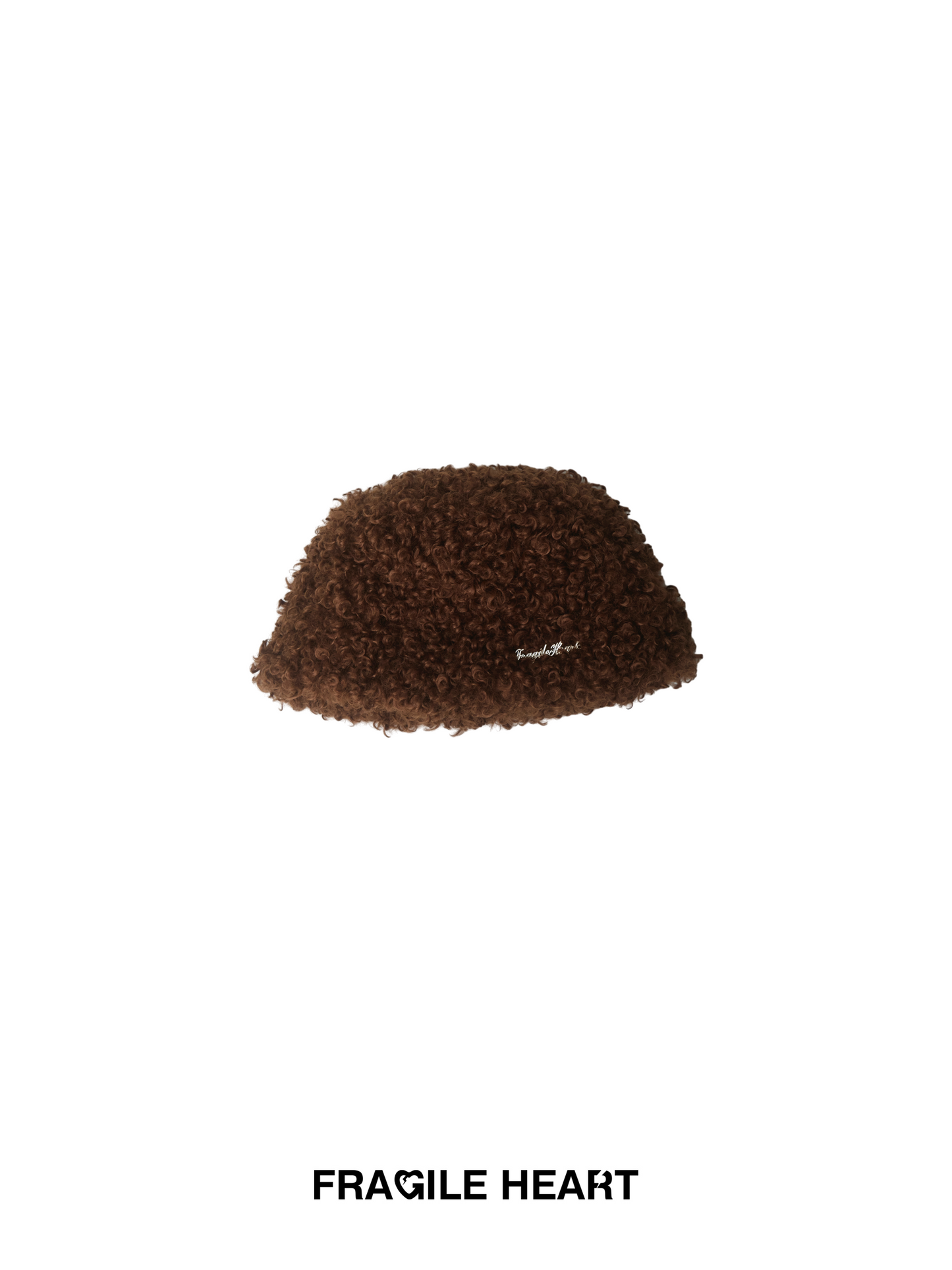 Plush Fisherman Hat Maillard Style