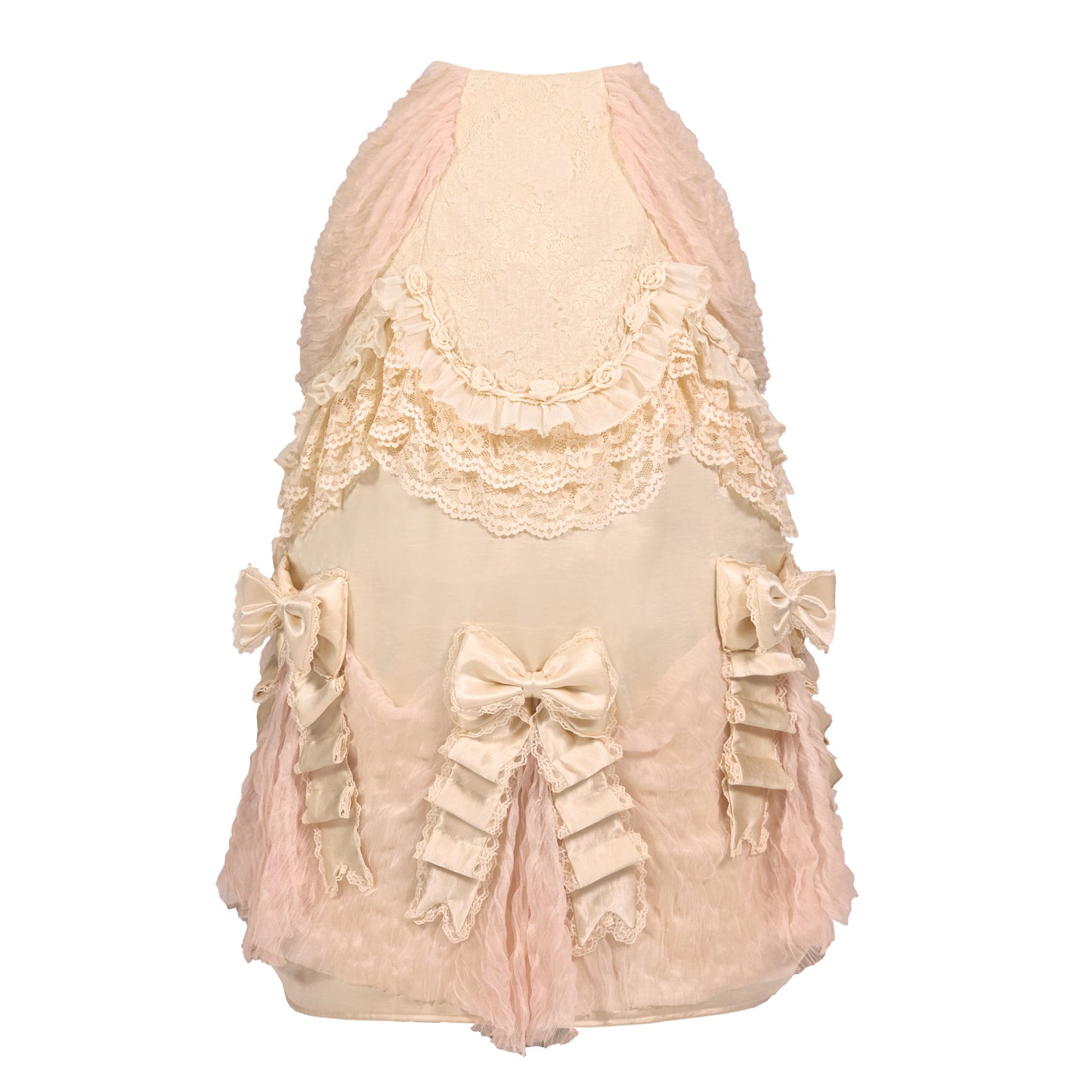 French Rococo Trailing Maxi Skirt | Basil Elegant Train Skirt