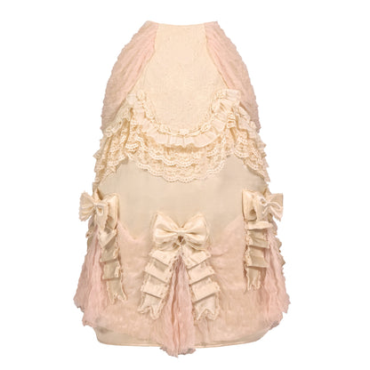 French Rococo Trailing Maxi Skirt | Basil Elegant Train Skirt