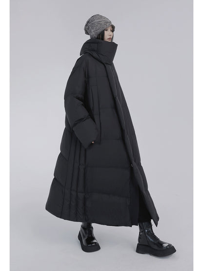 Thickened Stand-Up Collar 90% White Duck Down Jacket (Winter)