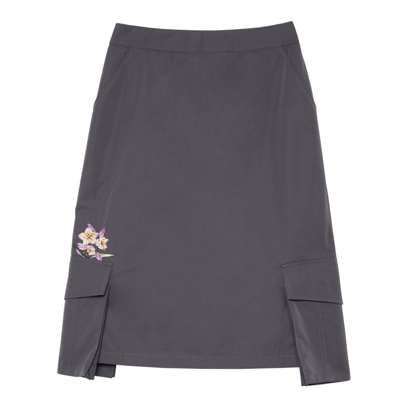 Cherry Blossom: Windproof Hooded Coat & Skirt Set