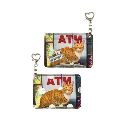 Cat & Dog Print Card Holder