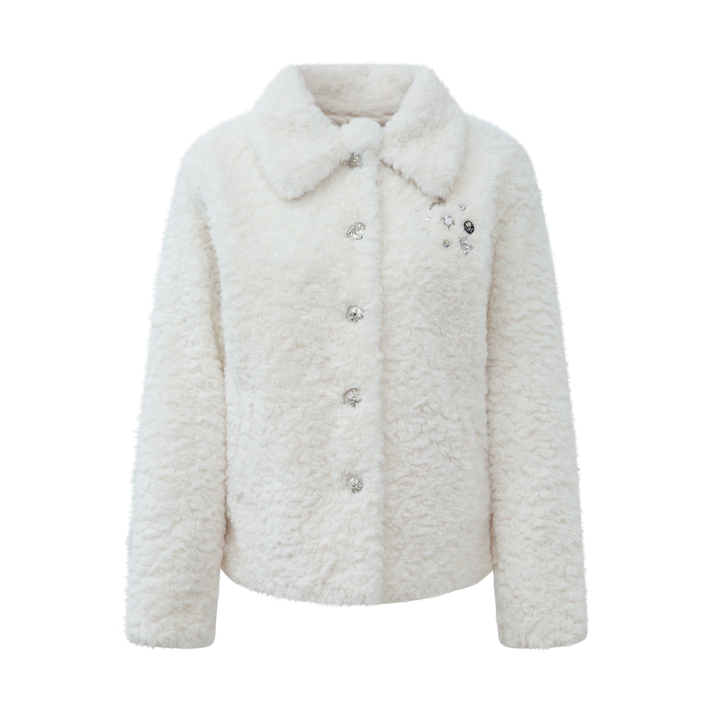 Faux Rabbit Fur Short Coat