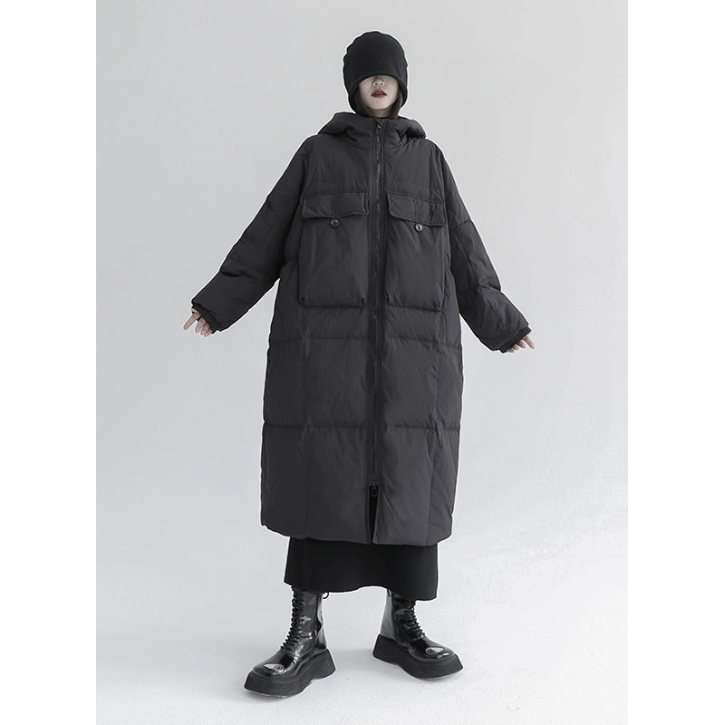 Mid-Length Winter Down Jacket