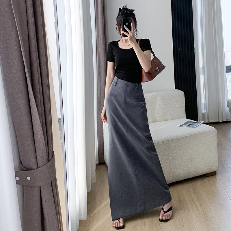 Slim Split Long Dress