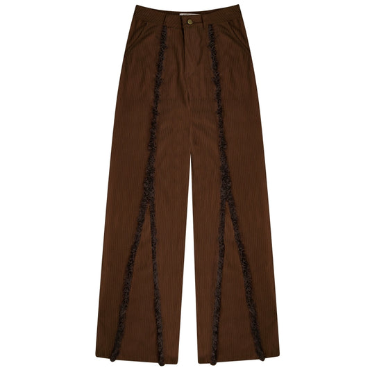 Loose Wide-Leg Retro Pants | High Waist Slim Fit for Autumn/Winter Casual Style