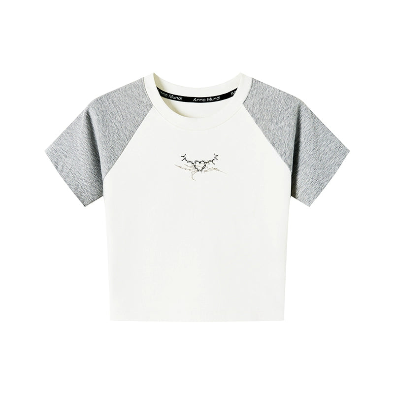 Cotton Love Wing Contrast Tee