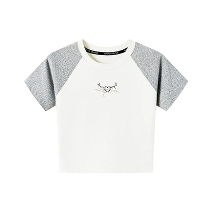 Cotton Love Wing Contrast Tee