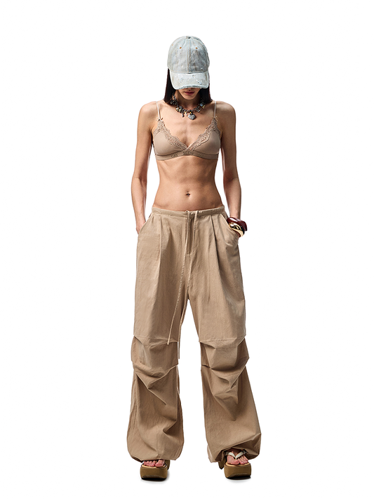 Celebrity Style Distressed Loose Overalls – Wide-Leg Balloon Fit