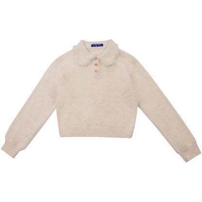 Soft Glutinous Milk Series Tassel Sweater - Autumn/Winter