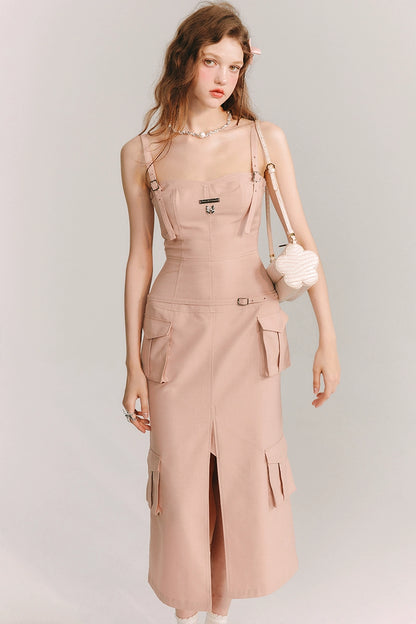 Gentle Rebel - Slimming Suspender Work Dress